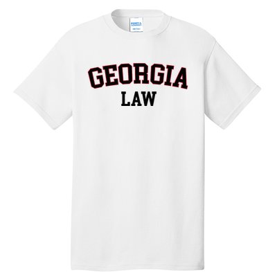 Georgia Law Georgia Bar Graduate Gift Lawyer College Tall T-Shirt