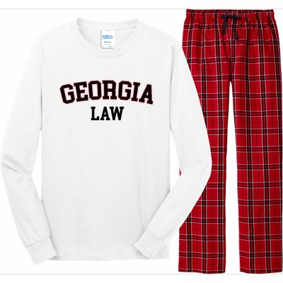 Georgia Law Georgia Bar Graduate Gift Lawyer College Long Sleeve Pajama Set