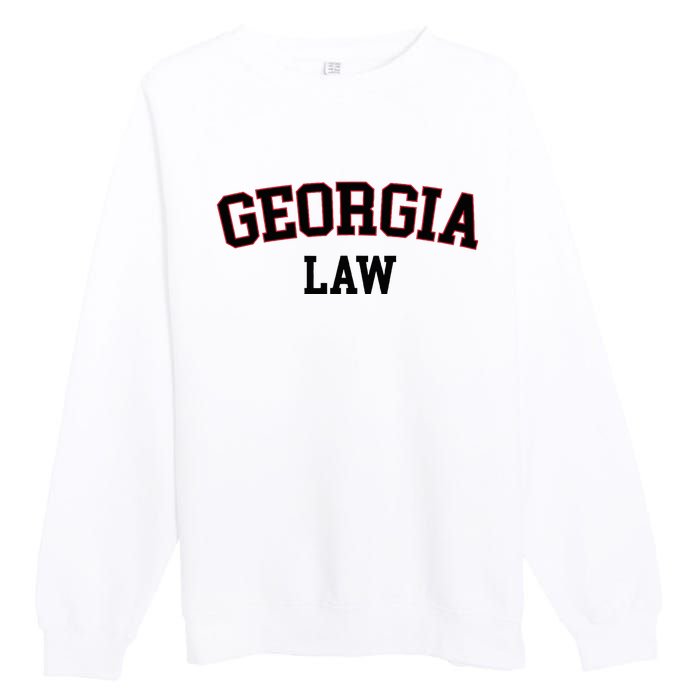 Georgia Law Georgia Bar Graduate Gift Lawyer College Premium Crewneck Sweatshirt