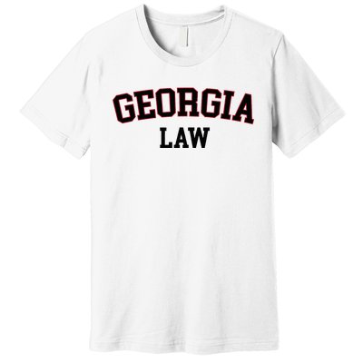 Georgia Law Georgia Bar Graduate Gift Lawyer College Premium T-Shirt