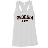 Georgia Law Georgia Bar Graduate Gift Lawyer College Women's Racerback Tank