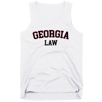 Georgia Law Georgia Bar Graduate Gift Lawyer College Tank Top