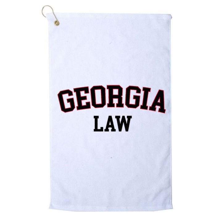 Georgia Law Georgia Bar Graduate Gift Lawyer College Platinum Collection Golf Towel