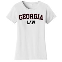 Georgia Law Georgia Bar Graduate Gift Lawyer College Women's T-Shirt