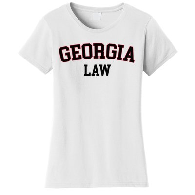 Georgia Law Georgia Bar Graduate Gift Lawyer College Women's T-Shirt