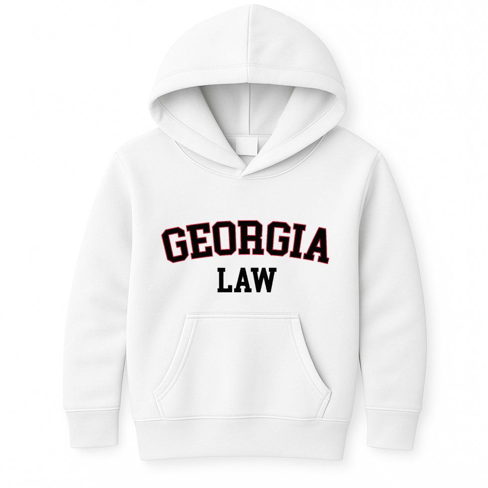 Georgia Law Georgia Bar Graduate Gift Lawyer College Kids Hoodie