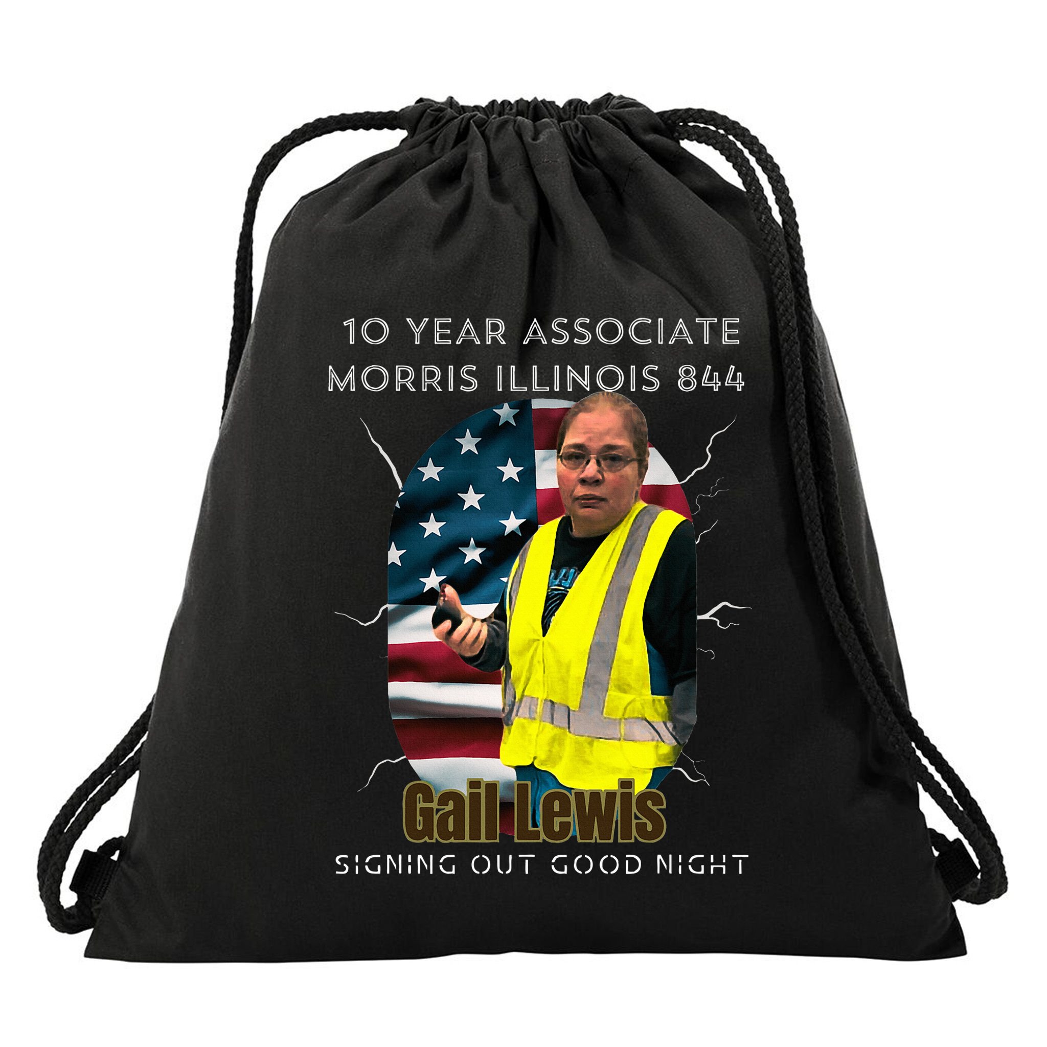 Gail Lewis  Drawstring Bag