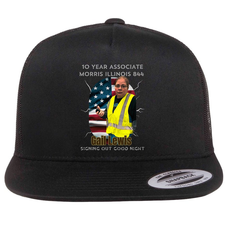 Gail Lewis  Flat Bill Trucker Hat
