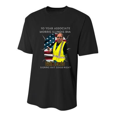 Gail Lewis  Youth Performance Sprint T-Shirt