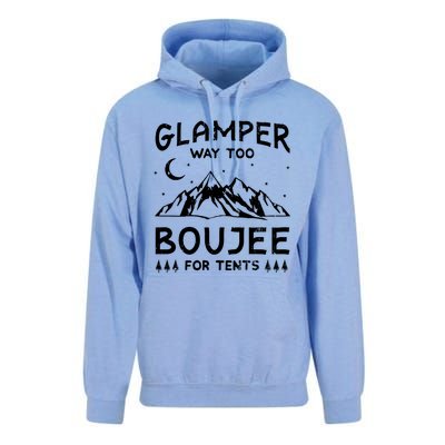 Glamping Luxury Glamper Boujee Tents Camper Camping Outdoor Unisex Surf Hoodie