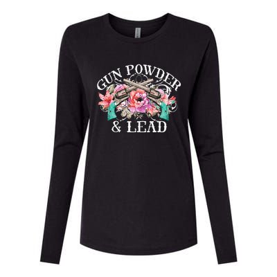 Gunpowder & Lead Gunpowder Day Shooting Art Womens Cotton Relaxed Long Sleeve T-Shirt