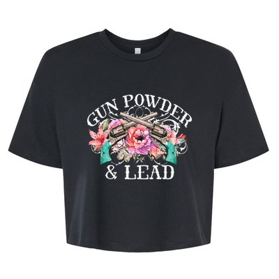 Gunpowder & Lead Gunpowder Day Shooting Art Bella+Canvas Jersey Crop Tee