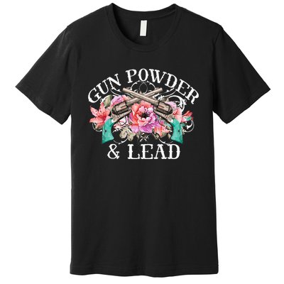 Gunpowder & Lead Gunpowder Day Shooting Art Premium T-Shirt