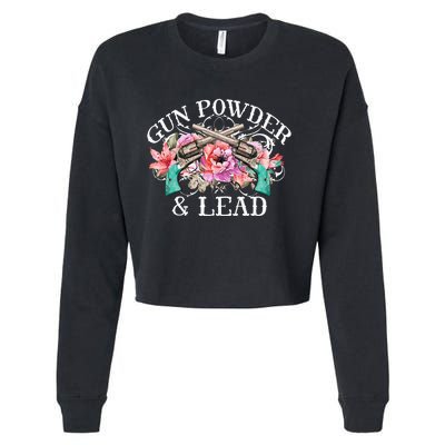 Gunpowder & Lead Gunpowder Day Shooting Art Cropped Pullover Crew