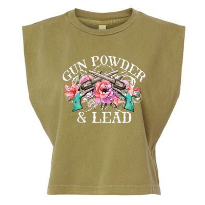 Gunpowder & Lead Gunpowder Day Shooting Art Garment-Dyed Women's Muscle Tee