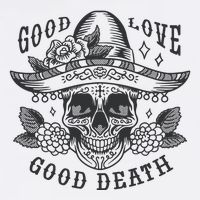 Good Love Good Death Skull Dia De Los Muertos Cooling Performance Crew T-Shirt