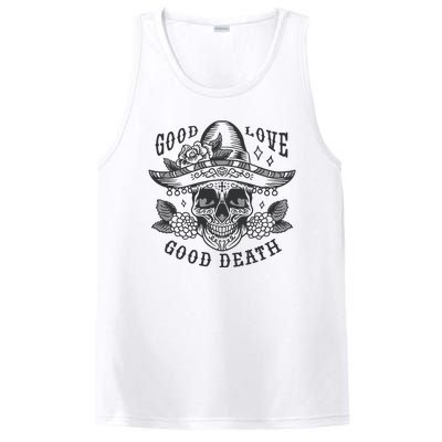 Good Love Good Death Skull Dia De Los Muertos PosiCharge Competitor Tank