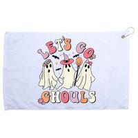 groovy lets go ghouls halloween ghost out costume Grommeted Golf Towel