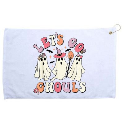 groovy lets go ghouls halloween ghost out costume Grommeted Golf Towel