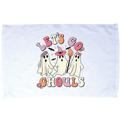 groovy lets go ghouls halloween ghost out costume Microfiber Hand Towel