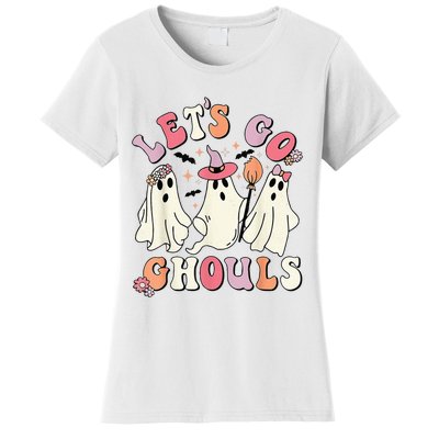 groovy lets go ghouls halloween ghost out costume Women's T-Shirt