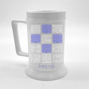 Geometry Lettering Beer Stein