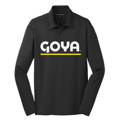 G.O.Y.A Logo Silk Touch Performance Long Sleeve Polo