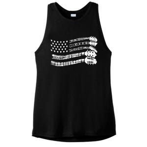 Guitar Lover Guitarist Guitar Player Music Lover Guitar Ladies PosiCharge Tri-Blend Wicking Tank