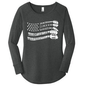 Guitar Lover Guitarist Guitar Player Music Lover Guitar Women's Perfect Tri Tunic Long Sleeve Shirt