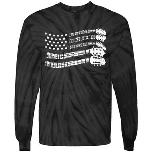 Guitar Lover Guitarist Guitar Player Music Lover Guitar Tie-Dye Long Sleeve Shirt