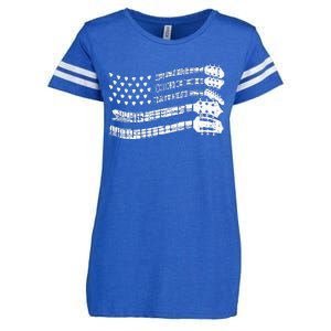 Guitar Lover Guitarist Guitar Player Music Lover Guitar Enza Ladies Jersey Football T-Shirt