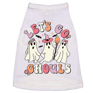 Groovy Lets Go Ghouls Halloween Ghost Out Costumes Doggie Tank