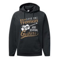 Guitar Lovers Guitarist Musician Band Playing Gifts Performance Fleece Hoodie