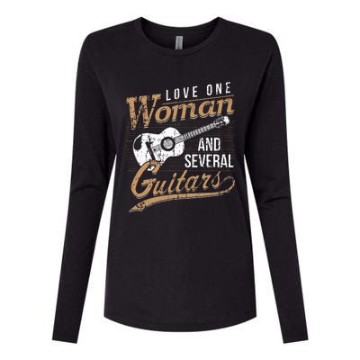 Guitar Lovers Guitarist Musician Band Playing Gifts Womens Cotton Relaxed Long Sleeve T-Shirt