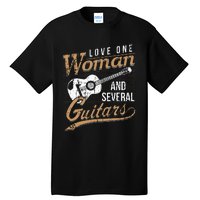 Guitar Lovers Guitarist Musician Band Playing Gifts Tall T-Shirt