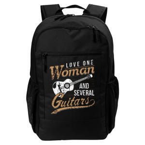 Guitar Lovers Guitarist Musician Band Playing Gifts Daily Commute Backpack