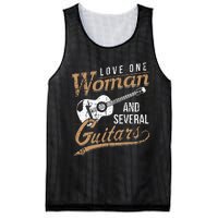 Guitar Lovers Guitarist Musician Band Playing Gifts Mesh Reversible Basketball Jersey Tank