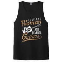 Guitar Lovers Guitarist Musician Band Playing Gifts PosiCharge Competitor Tank