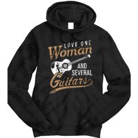 Guitar Lovers Guitarist Musician Band Playing Gifts Tie Dye Hoodie