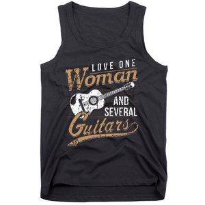 Guitar Lovers Guitarist Musician Band Playing Gifts Tank Top