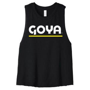 G.O.Y.A Logo Women's Racerback Cropped Tank