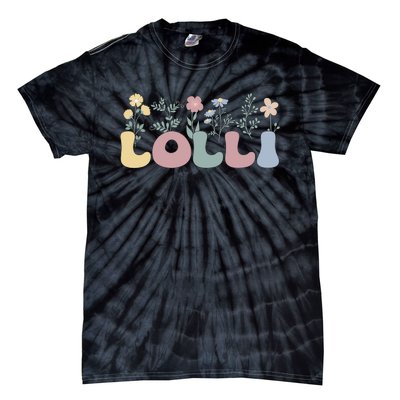 Groovy Lolli Grandmother Flowers Lolli Grandma Tie-Dye T-Shirt