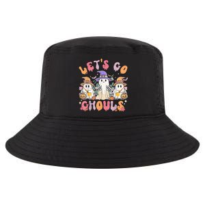 Groovy Lets Go Ghouls Cute Ghost Halloween Spooky Season Funny Gift Cool Comfort Performance Bucket Hat