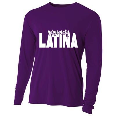 Gorgeously Latina Cooling Performance Long Sleeve Crew