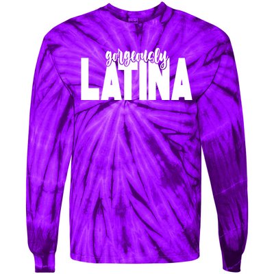 Gorgeously Latina Tie-Dye Long Sleeve Shirt