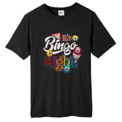 Gambling Lover Gift Its Bingo Night Funny Lottery Bingo Tall Fusion ChromaSoft Performance T-Shirt