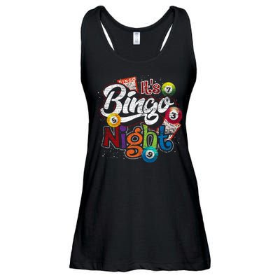 Gambling Lover Gift Its Bingo Night Funny Lottery Bingo Ladies Essential Flowy Tank