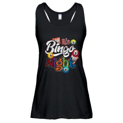 Gambling Lover Gift Its Bingo Night Funny Lottery Bingo Ladies Essential Flowy Tank