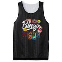 Gambling Lover Gift Its Bingo Night Funny Lottery Bingo Mesh Reversible Basketball Jersey Tank