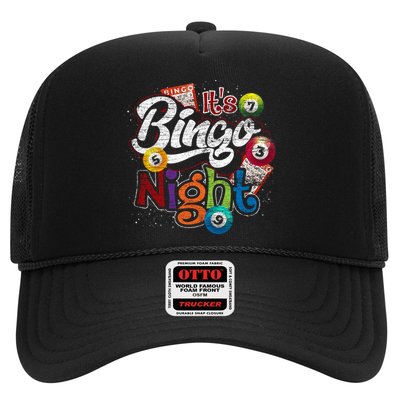 Gambling Lover Gift Its Bingo Night Funny Lottery Bingo Trucker Hat